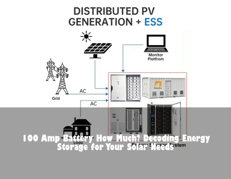 100 Amp Battery How Much? Decoding Energy Storage for Your Solar Needs
