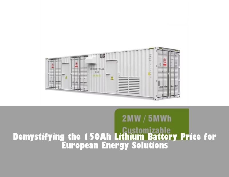 Demystifying the 150Ah Lithium Battery Price for European Energy Solutions