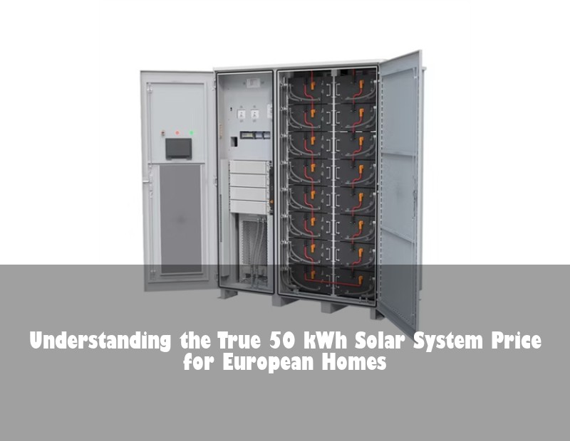 Understanding the True 50 kWh Solar System Price for European Homes | Huijue Bess
