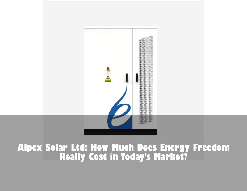 Alpex Solar Ltd: How Much Does Energy Freedom Really Cost in Today's Market? | Huijue Bess