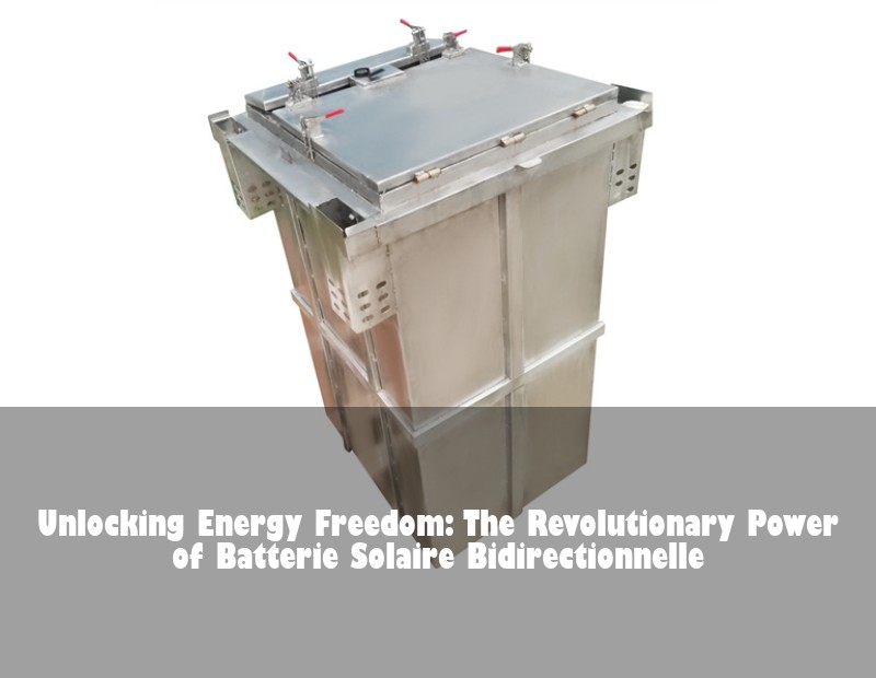 Unlocking Energy Freedom: The Revolutionary Power of Batterie Solaire Bidirectionnelle