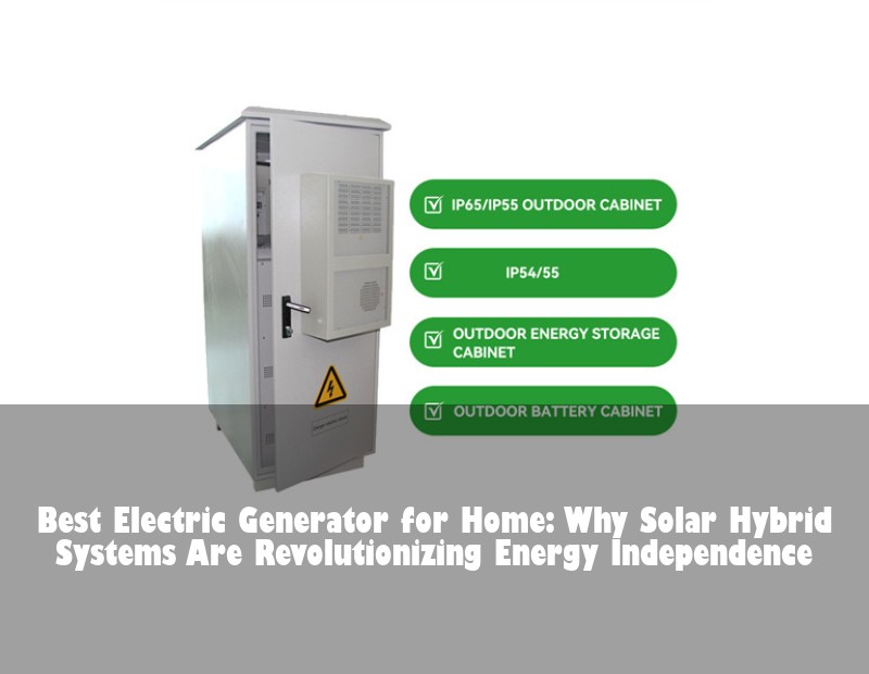 Best Electric Generator for Home: Why Solar Hybrid Systems Are Revolutionizing Energy Independence | Huijue Bess