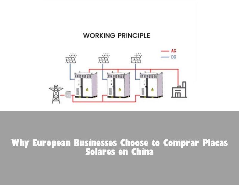 Why European Businesses Choose to Comprar Placas Solares en China | Huijue Bess