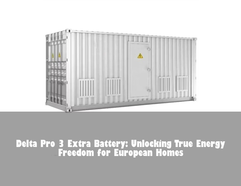 Delta Pro 3 Extra Battery: Unlocking True Energy Freedom for European Homes