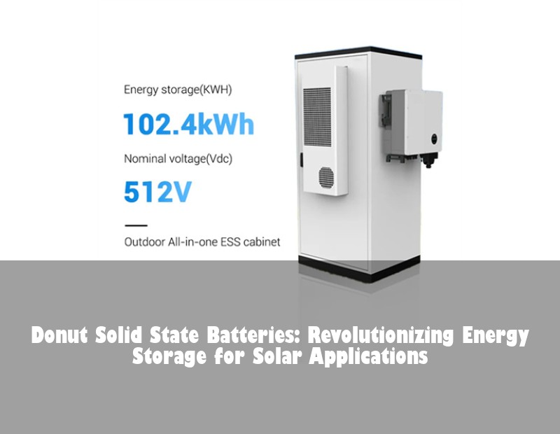Donut Solid State Batteries: Revolutionizing Energy Storage for Solar Applications