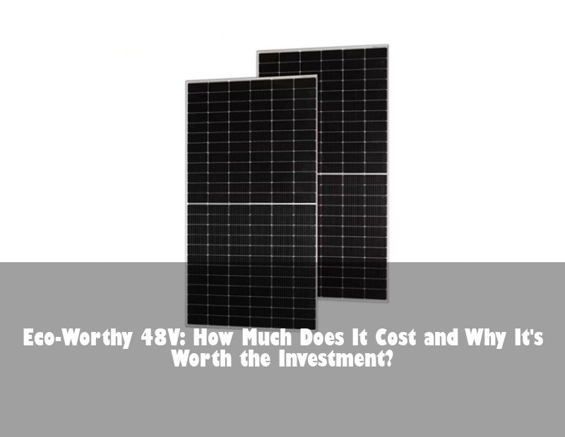 Eco-Worthy 48V: How Much Does It Cost and Why It's Worth the Investment?