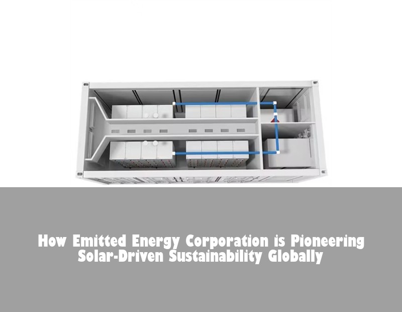 How Emitted Energy Corporation is Pioneering Solar-Driven Sustainability Globally