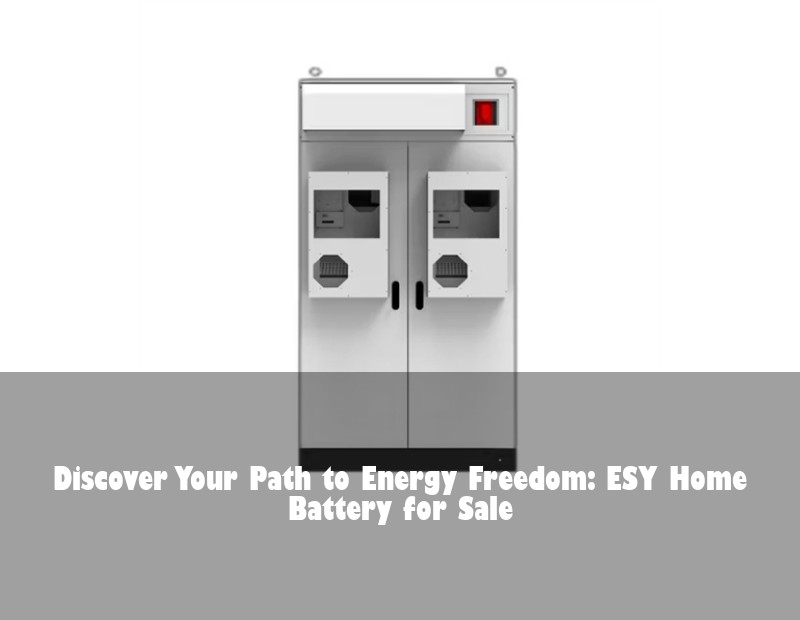 Discover Your Path to Energy Freedom: ESY Home Battery for Sale | Huijue Bess