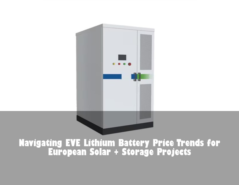 Navigating EVE Lithium Battery Price Trends for European Solar + Storage Projects