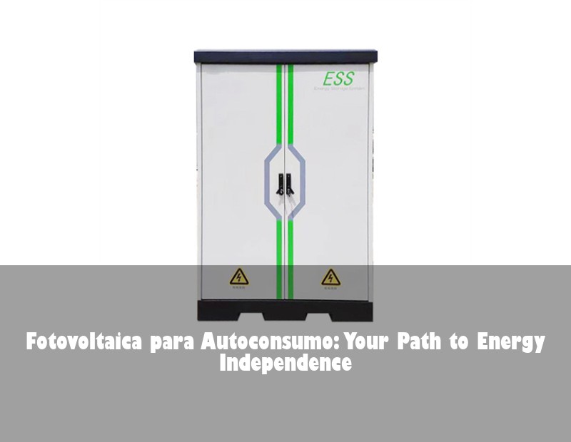 Fotovoltaica para Autoconsumo: Your Path to Energy Independence
