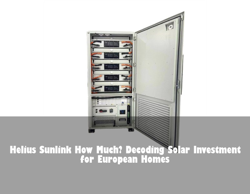 Helius Sunlink How Much? Decoding Solar Investment for European Homes | Huijue Bess
