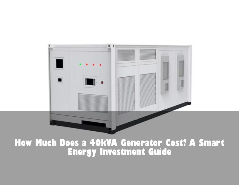 How Much Does a 40kVA Generator Cost? A Smart Energy Investment Guide