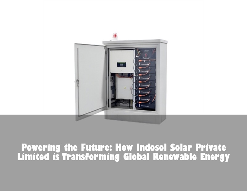 Powering the Future: How Indosol Solar Private Limited is Transforming Global Renewable Energy