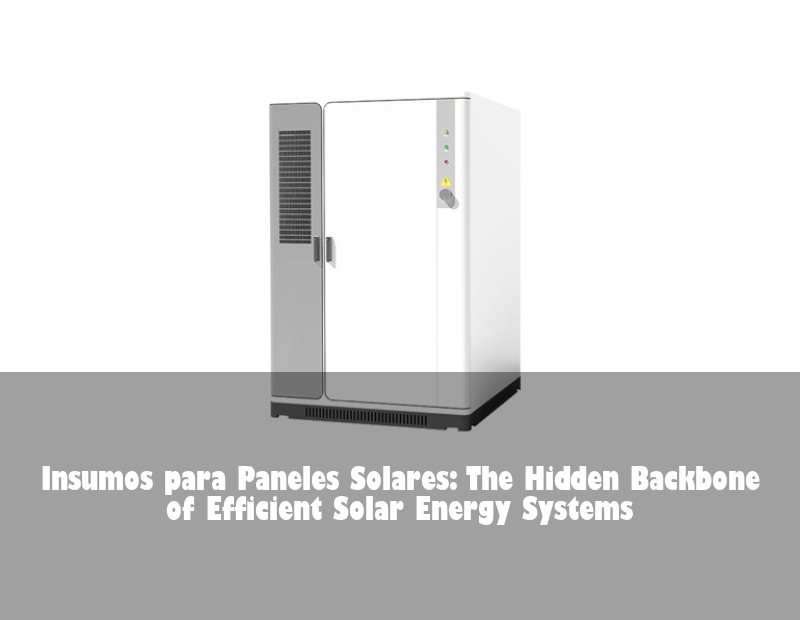 Insumos para Paneles Solares: The Hidden Backbone of Efficient Solar Energy Systems