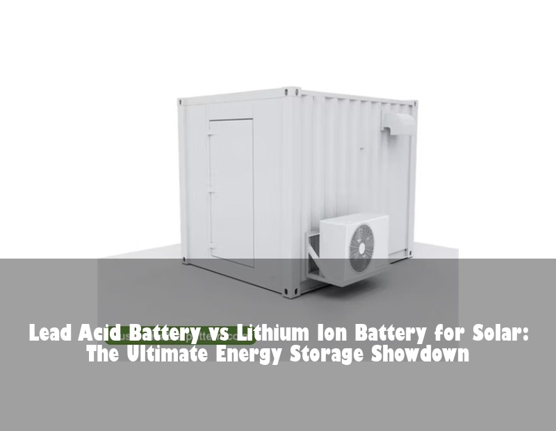 Lead Acid Battery vs Lithium Ion Battery for Solar: The Ultimate Energy Storage Showdown