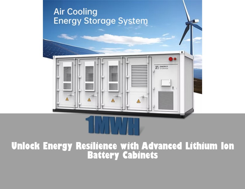 Unlock Energy Resilience with Advanced Lithium Ion Battery Cabinets