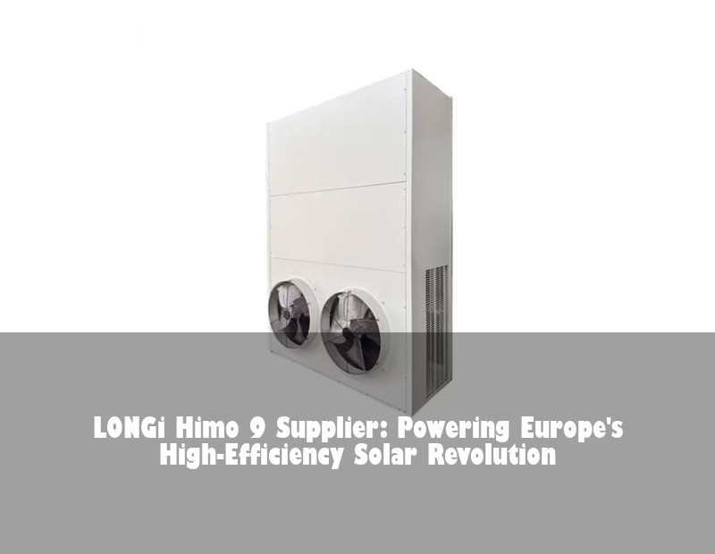 LONGi Himo 9 Supplier: Powering Europe's High-Efficiency Solar Revolution