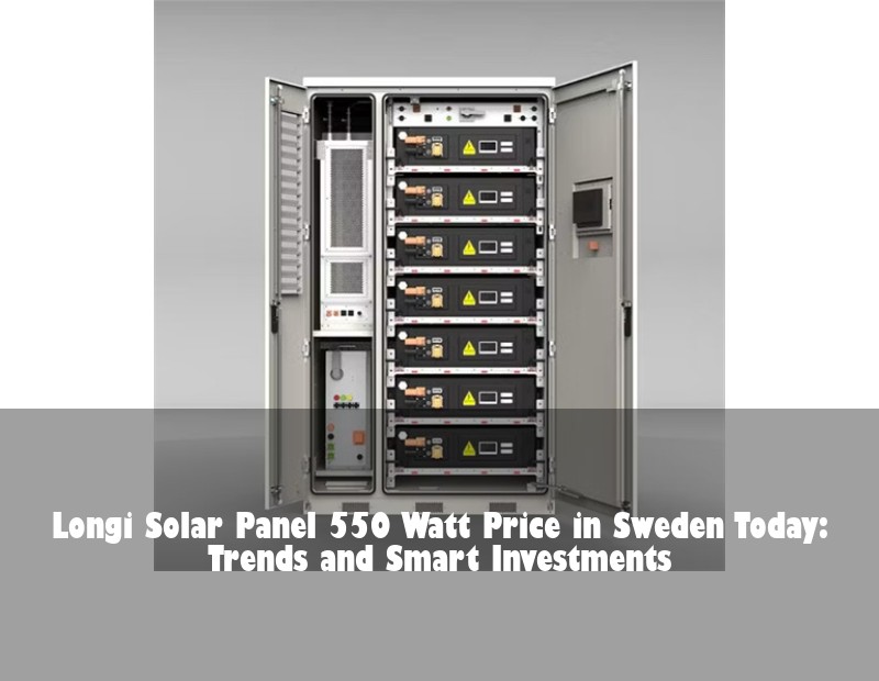 Longi Solar Panel 550 Watt Price in Sweden Today: Trends and Smart Investments