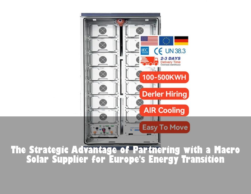 The Strategic Advantage of Partnering with a Macro Solar Supplier for Europe's Energy Transition