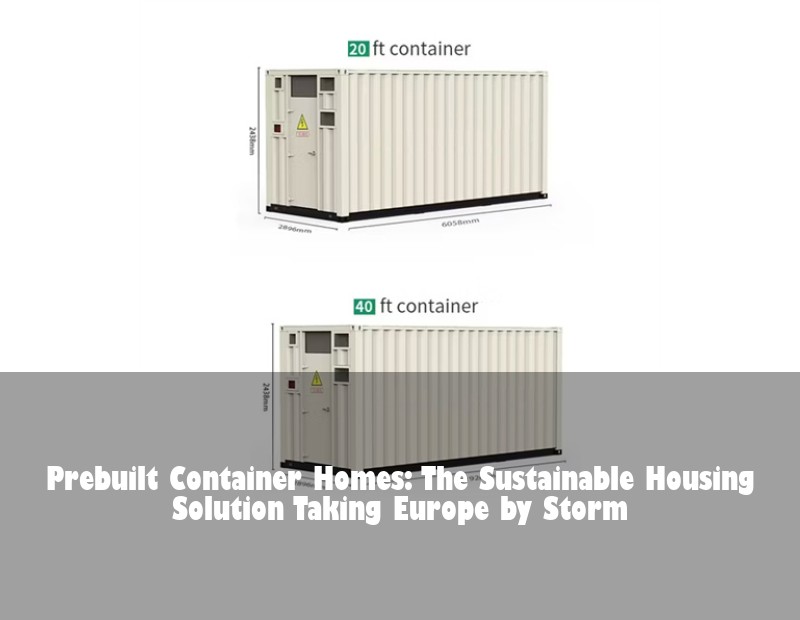 Prebuilt Container Homes: The Sustainable Housing Solution Taking Europe by Storm