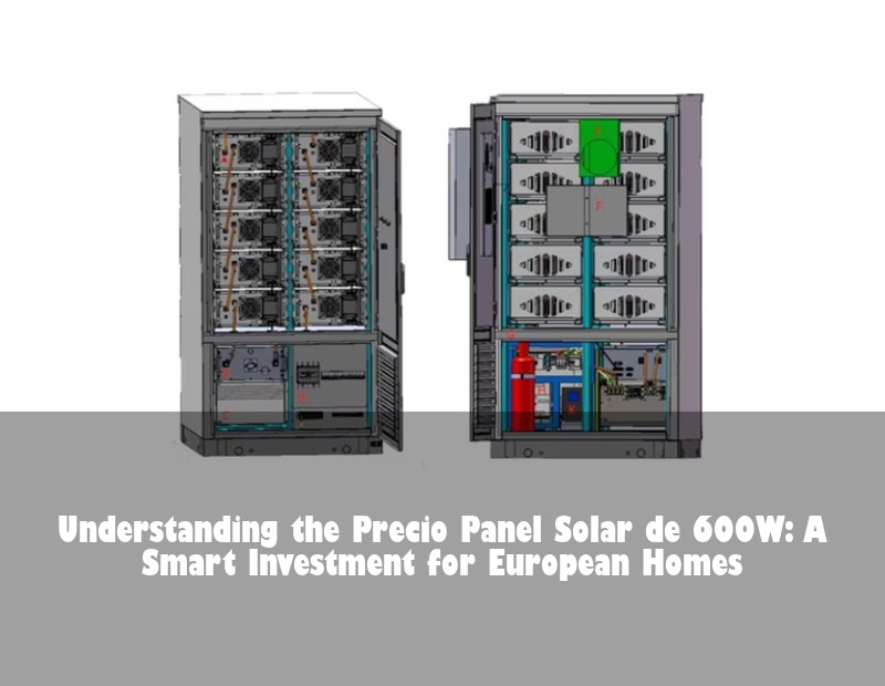 Understanding the Precio Panel Solar de 600W: A Smart Investment for European Homes