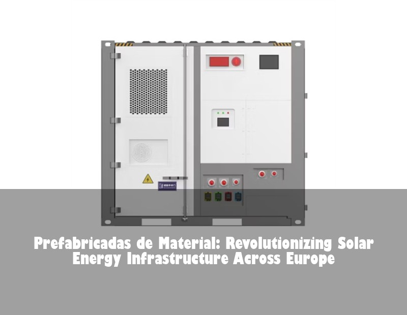 Prefabricadas de Material: Revolutionizing Solar Energy Infrastructure Across Europe