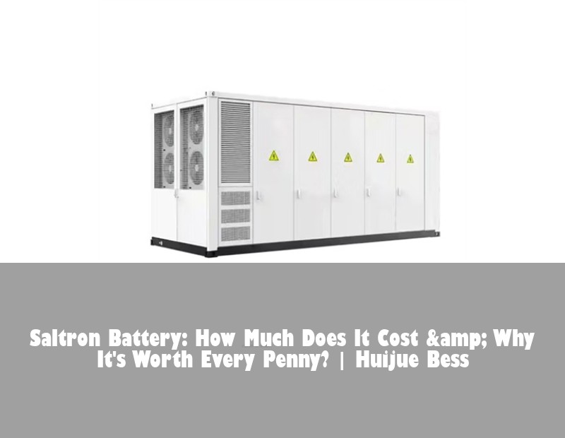 Saltron Battery: How Much Does It Cost &amp; Why It's Worth Every Penny? | Huijue Bess
