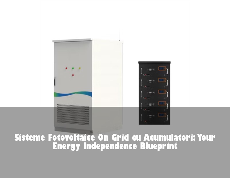 Sisteme Fotovoltaice On Grid cu Acumulatori: Your Energy Independence Blueprint | Huijue Bess