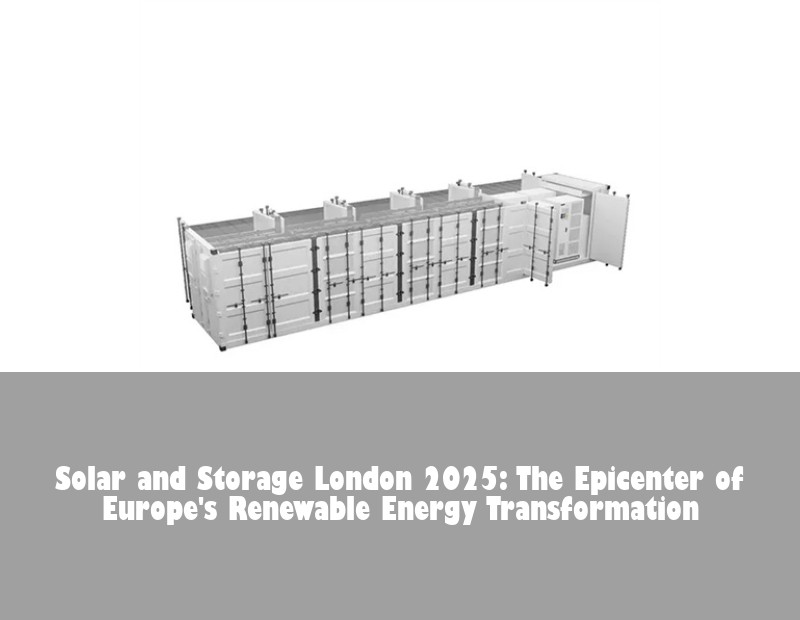 Solar and Storage London 2025: The Epicenter of Europe's Renewable Energy Transformation | Huijue Bess