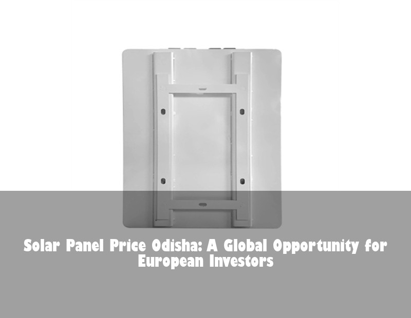 Solar Panel Price Odisha: A Global Opportunity for European Investors