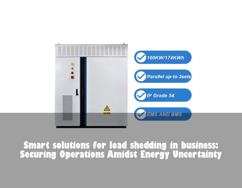Smart solutions for load shedding in business: Securing Operations Amidst Energy Uncertainty