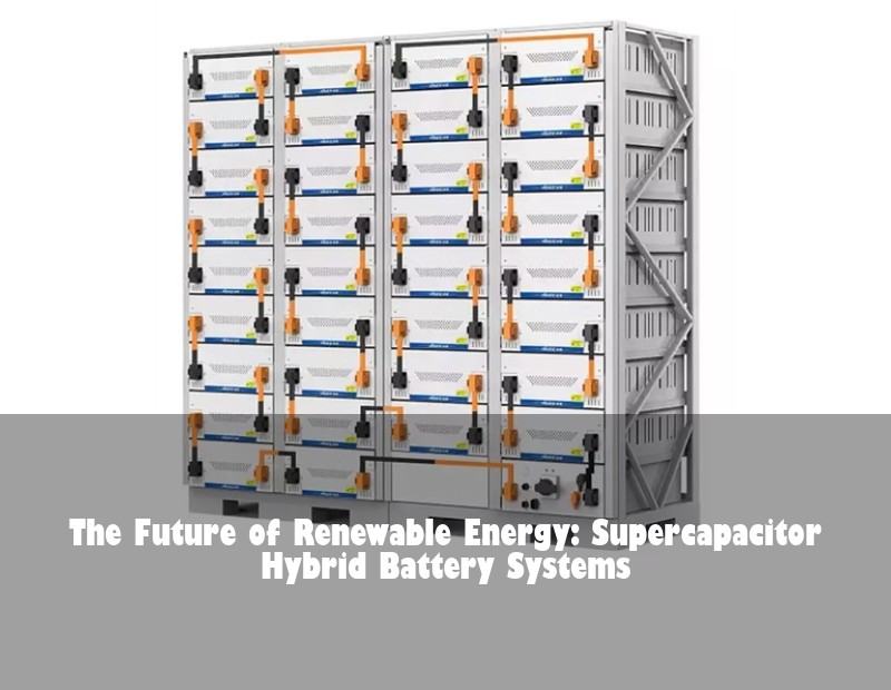 The Future of Renewable Energy: Supercapacitor Hybrid Battery Systems