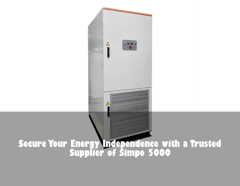 Secure Your Energy Independence with a Trusted Supplier of Simpo 5000