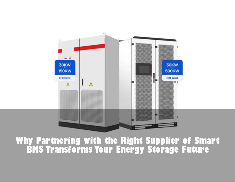 Why Partnering with the Right Supplier of Smart BMS Transforms Your Energy Storage Future