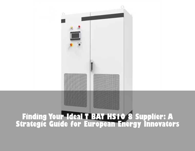 Finding Your Ideal T BAT HS10 8 Supplier: A Strategic Guide for European Energy Innovators | Huijue Bess